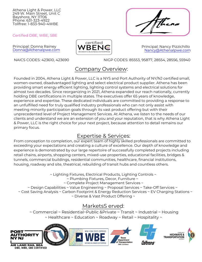 Capability statement WBENC